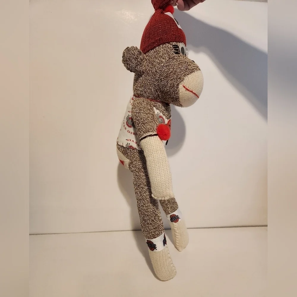 12” Ohio State Sock Monkey Plush